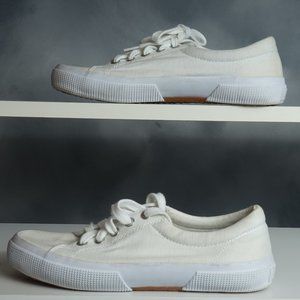 #16 Ralph Lauren - Jolie Ne Women’s White Shoes | Size 7B